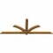 Ekena Millwork Redmond Rough Sawn Timber Gable Bracket, Western Red Cedar, 84"W x 31"H x 2"D x 4"F, 9/12 Pitch GBW084X31X0204RED00RWR - alternate 5